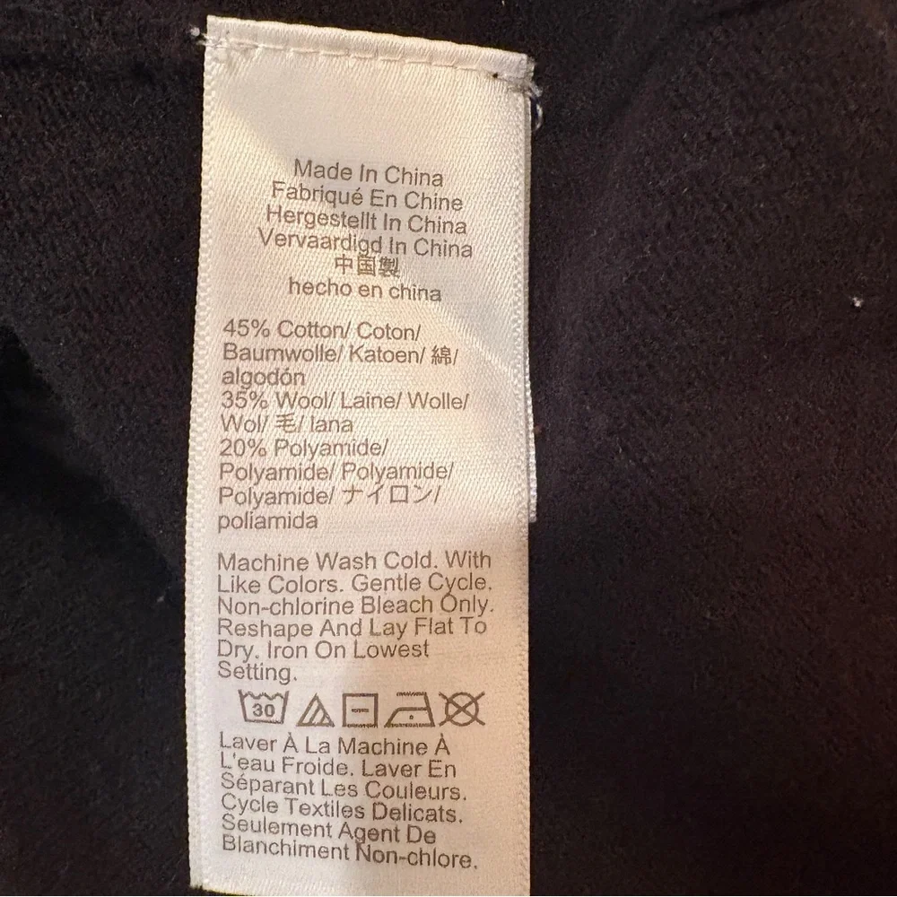 J. Crew Black Crew Neck Sweater